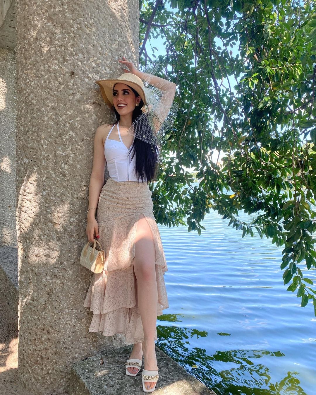 Débora Hallal, Miss México visitó Tabasco