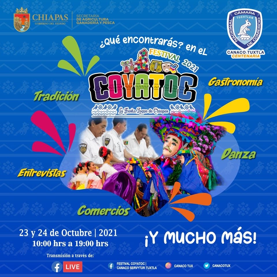Todo listo para el Festival Coyatoc 2021 en Chiapas