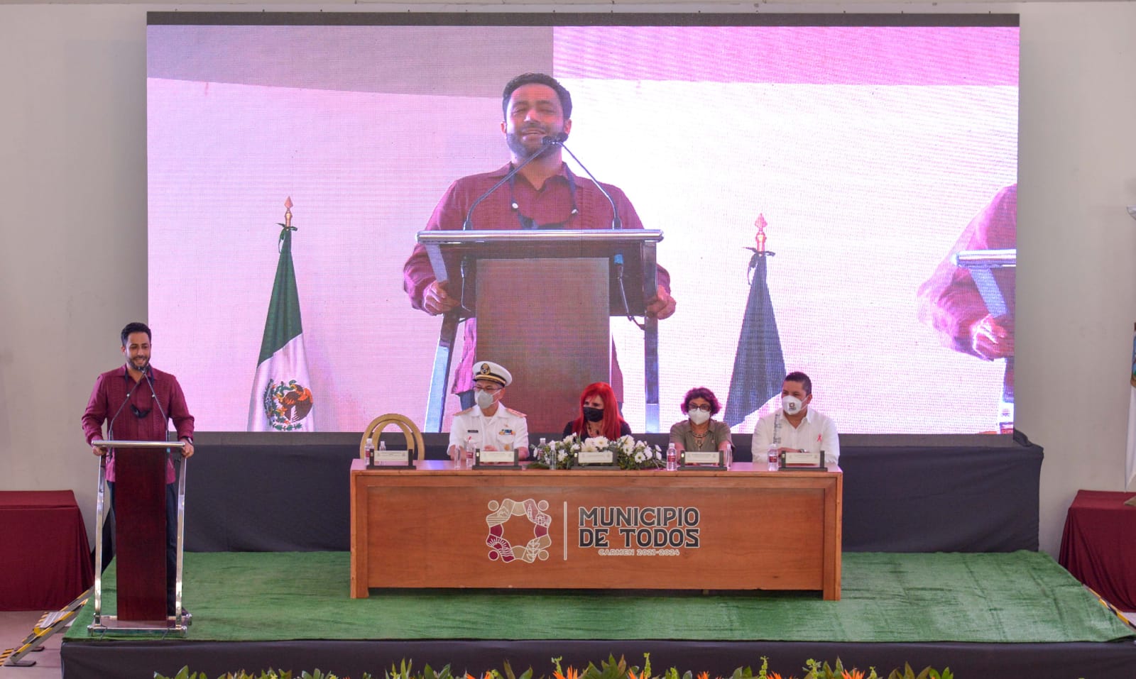 Pablo Gutiérrez Lazarus toma protesta como alcalde de Carmen