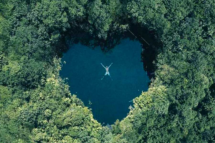 Conoce el cenote corazón en Tulum, un lugar que te enamorará
