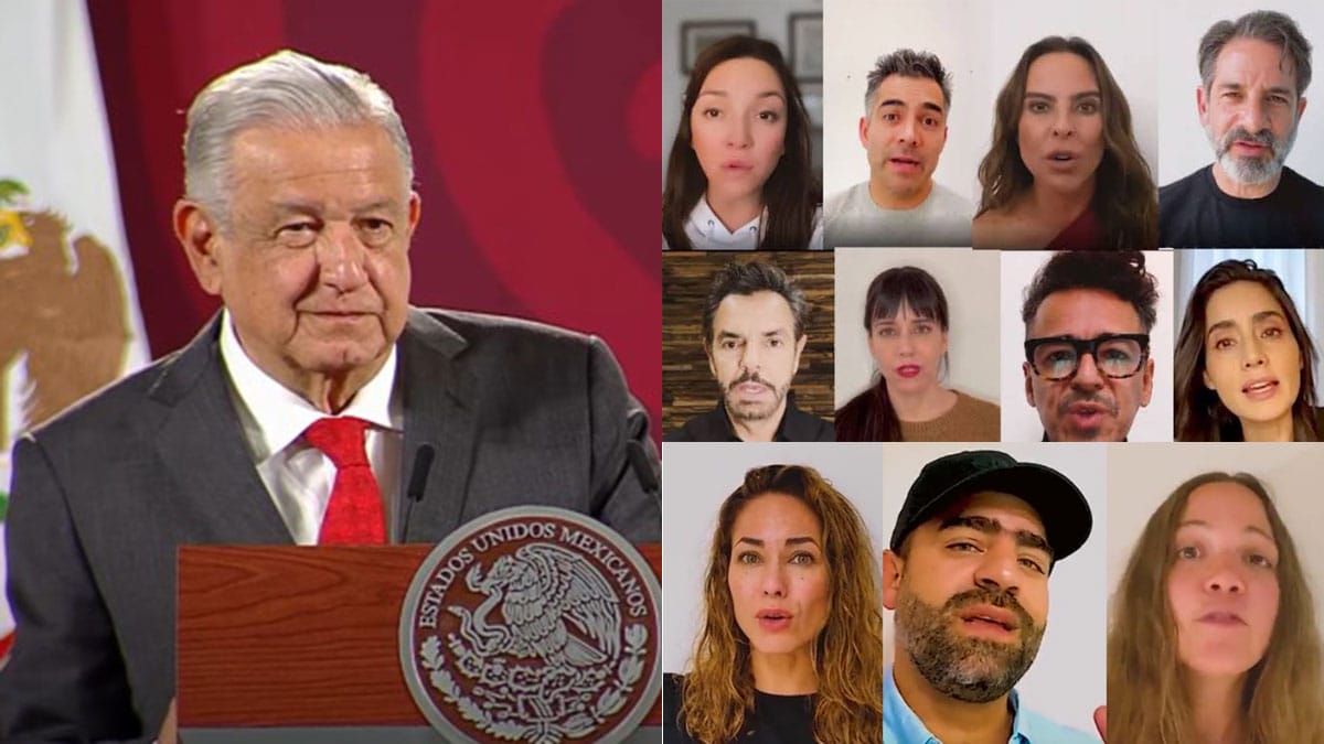 AMLO se reunirá con famosos contra el Tren Maya en el Palacio Nacional