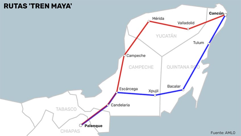 Tren Maya se construye con respaldo del pueblo: Fonatur