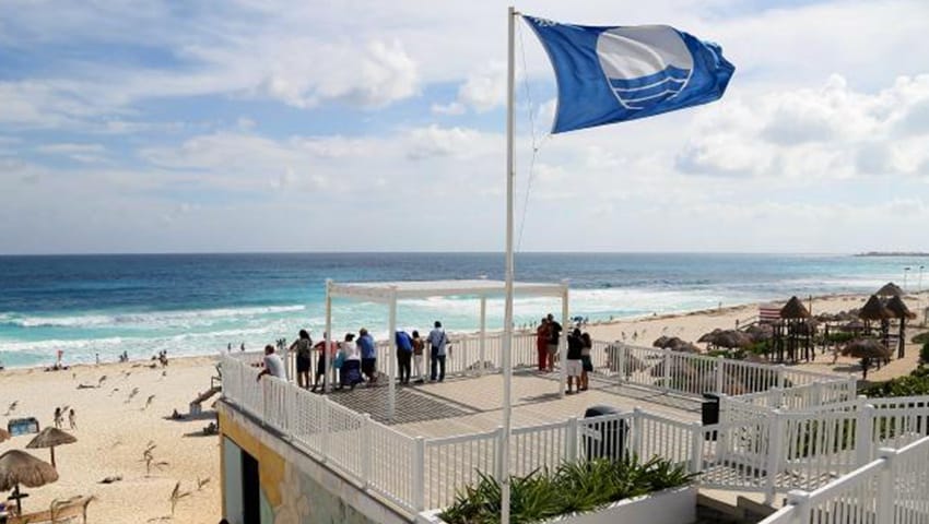 Cancún tendrá 10 de las 19 playas Blue Flag de Quintana Roo para el periodo 2022-2023
