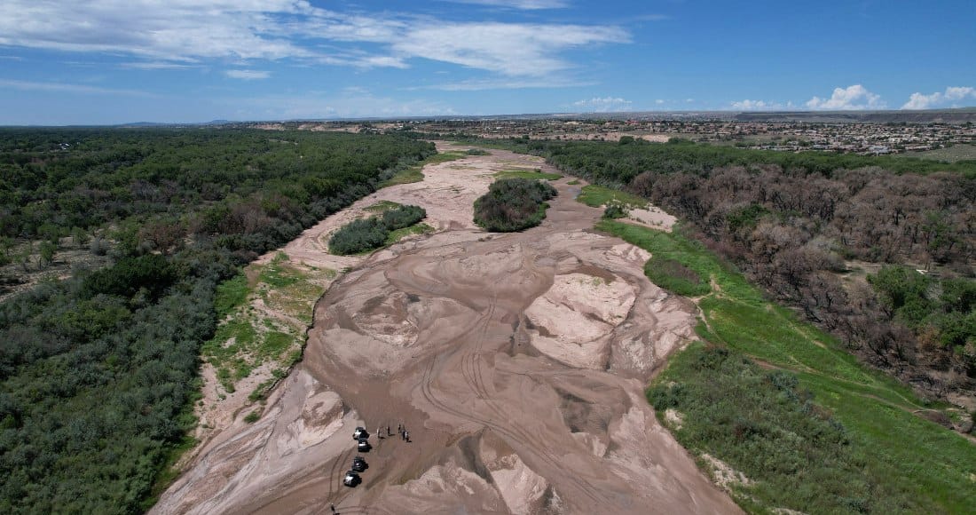 Se seca el Río Bravo, peligra el pez carpa chamizal