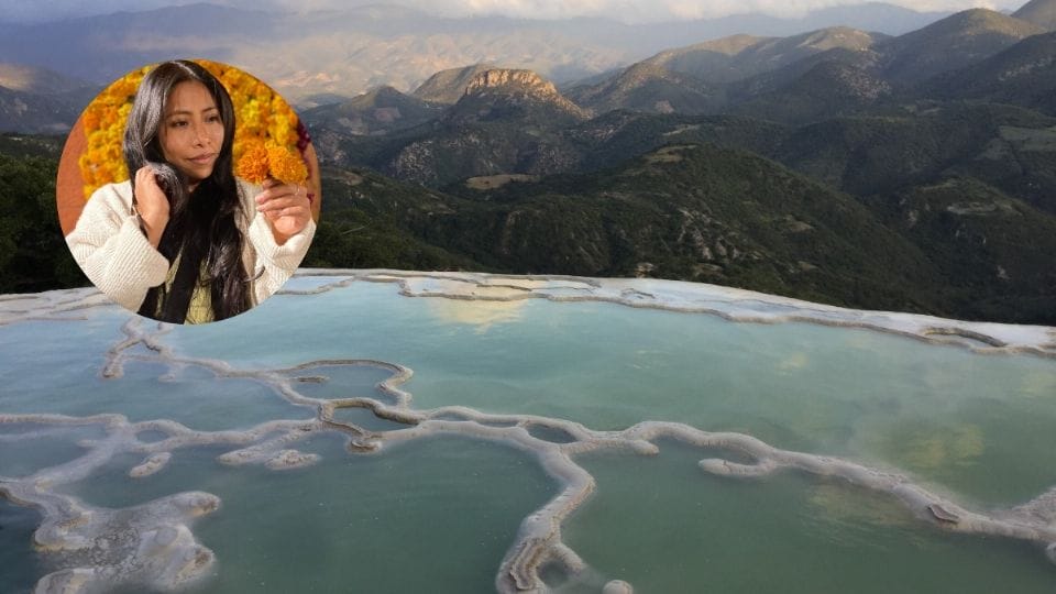 Yalitza Aparicio presume su viaje por Oaxaca y la belleza de Hierve el Agua