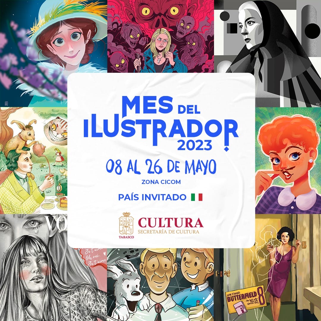 Arranca en Mayo actividades del Mes del Ilustrador en Tabasco
