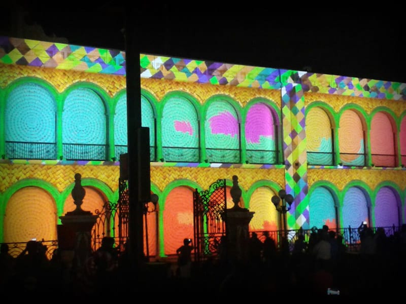 Renace la magia del video mapping en Campeche