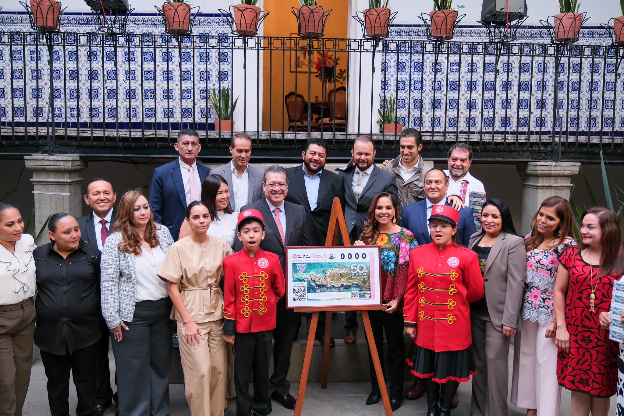 Lotería Nacional conmemora los 50 años de Quintana Roo como estado libre y soberano con un billete especial