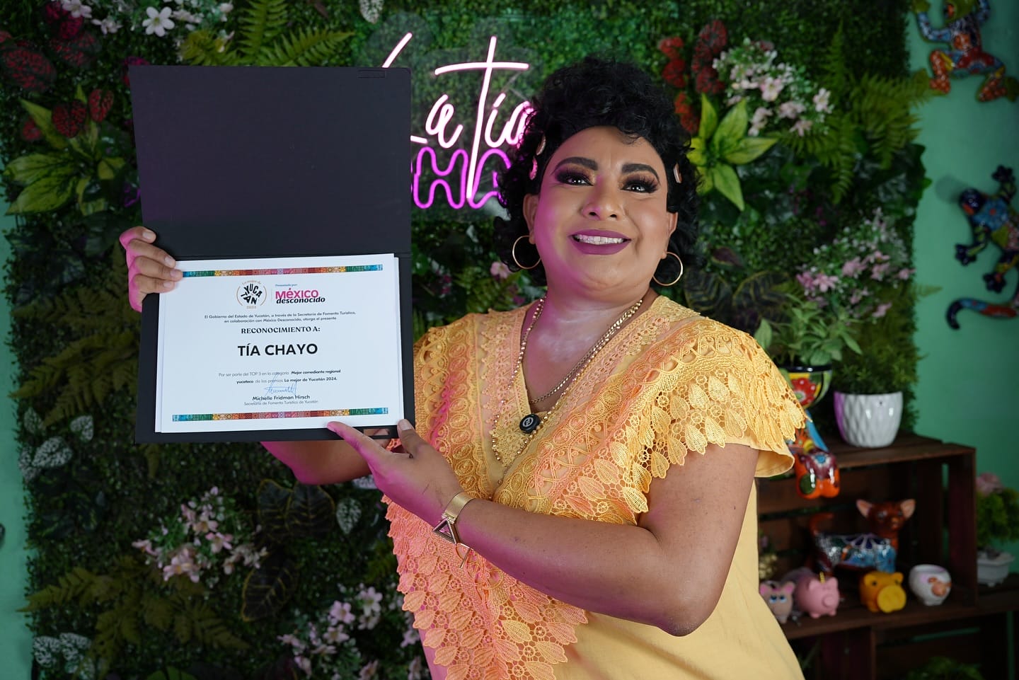 La Tía Chayo: Un fenómeno de la comedia regional que obtuvo el segundo lugar en "Lo Mejor de Yucatán 2024"