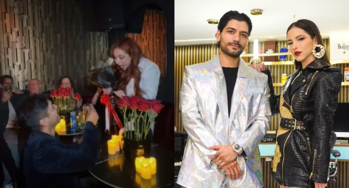 "¡Paty Cantú sorprendida con propuesta de matrimonio en su celebración de 20 años de carrera!"