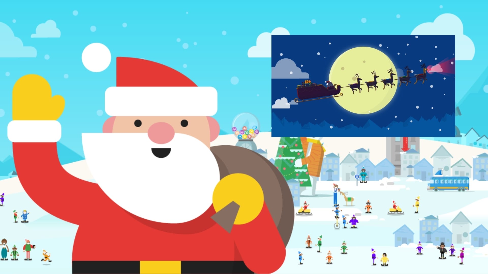 ¡Sigue el recorrido de Santa Claus en tiempo real con Santa Tracker de Google!