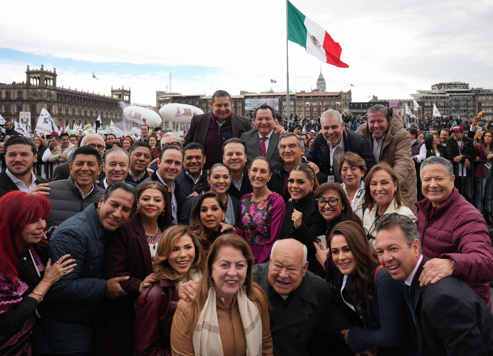 "Claudia Sheinbaum celebra 100 días de transformación con compromiso y resultados"