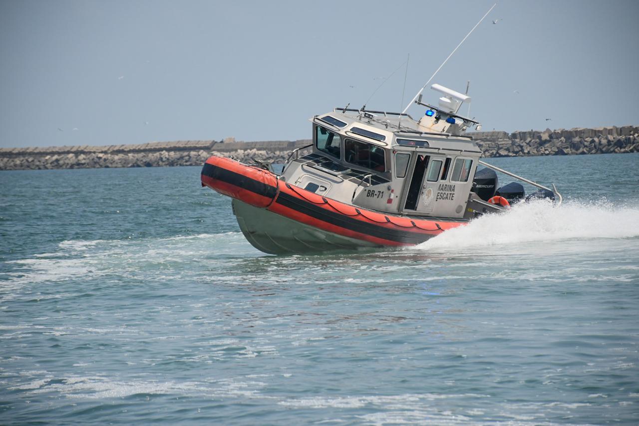 Personal naval realizó simulacro de Búsqueda y Rescate en la mar, en Tabasco