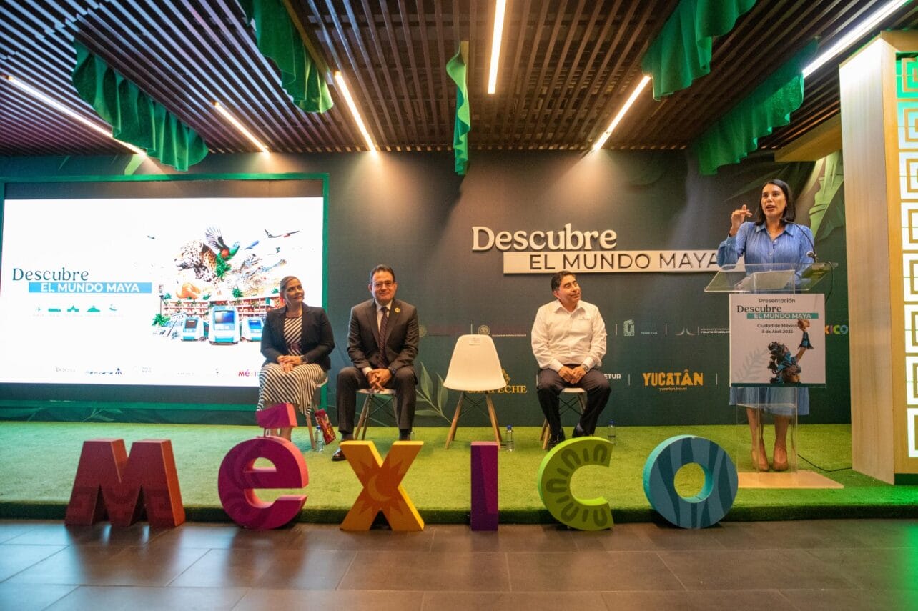 Sectur y Tren Maya presentan “Descubre el Mundo Maya” en Punto México