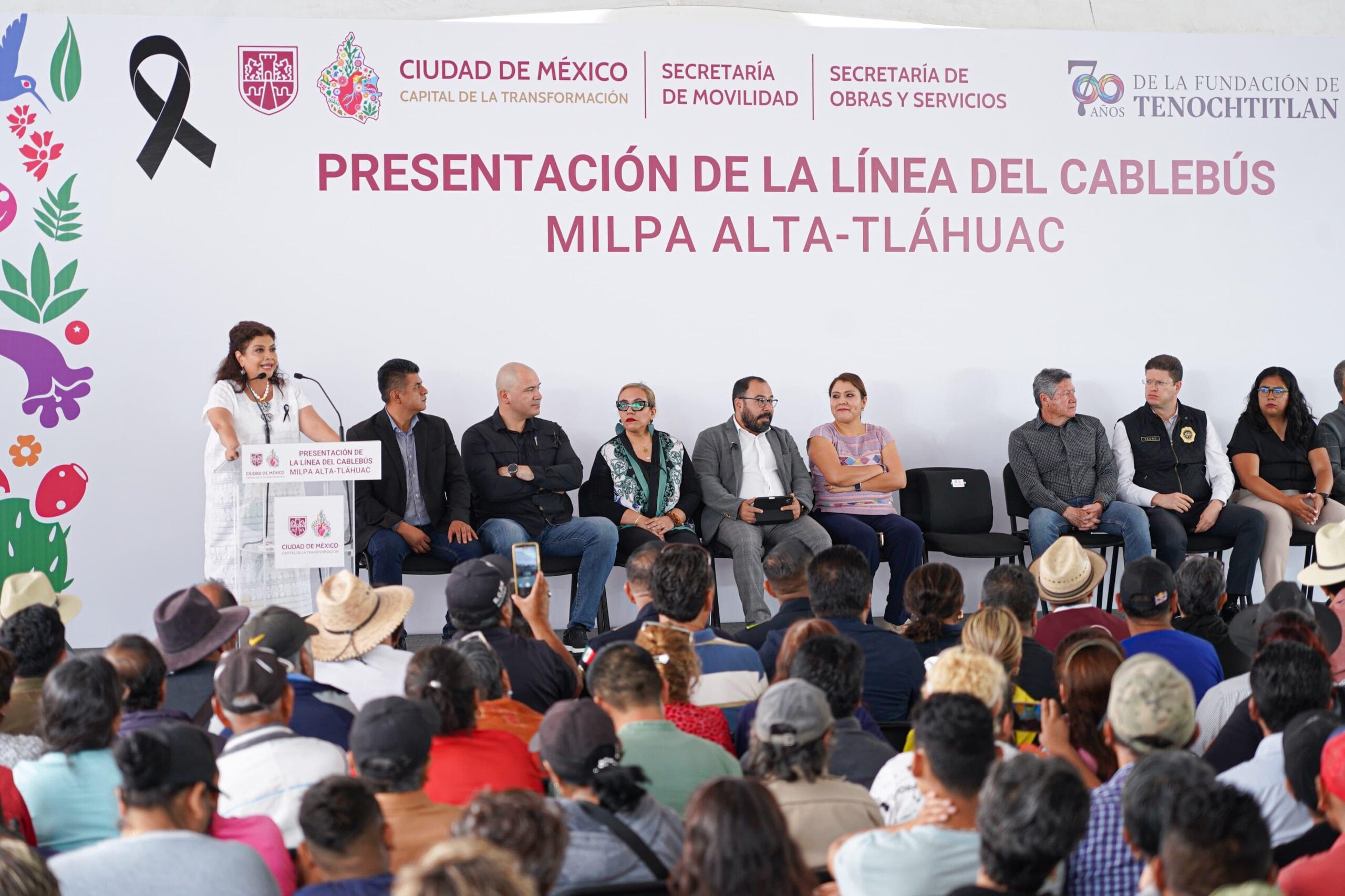 Clara Brugada anuncia la Línea 6 del Cablebús: conectará Milpa Alta, Tláhuac y Xochimilco