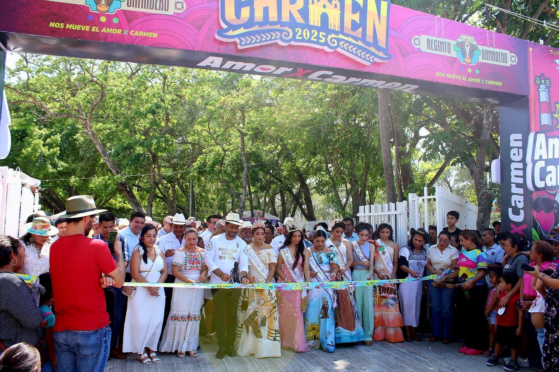 Inicia Feria Carmen 2025 con ambiente familiar, seguridad y orgullo carmelita