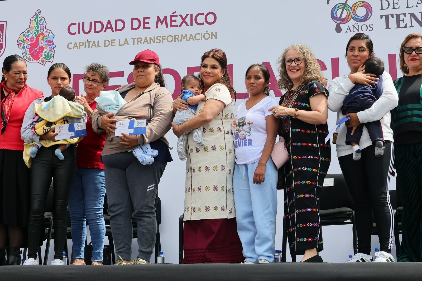Brugada garantiza apoyo económico a recién nacidos en CDMX