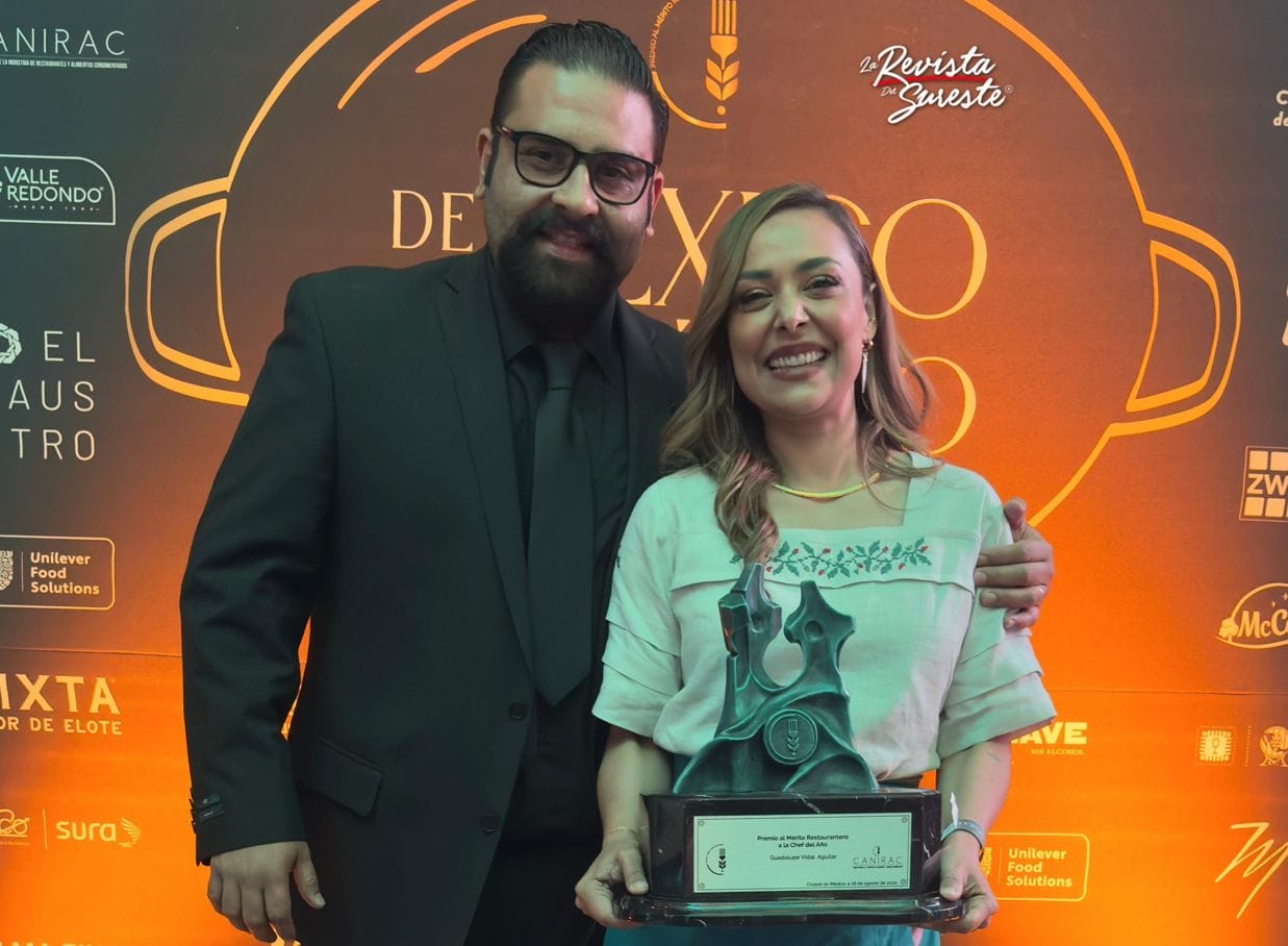 CANIRAC reconoce a la tabasqueña Lupita Vidal como “Chef del Año 2025”